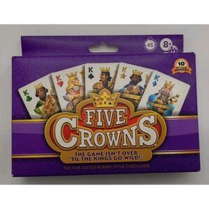 2025 Five Crowns Rummy Style Card Game - New In Damaged Box
